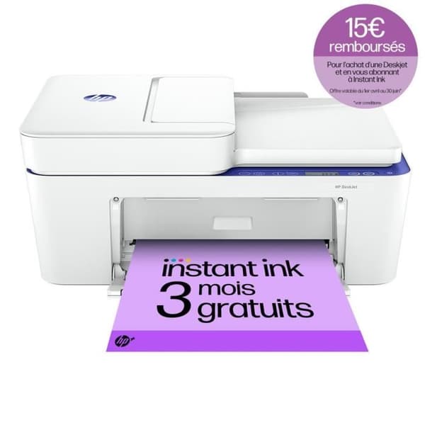 HP Deskjet 4230e All-in-One farveblækprinter Kopi Scan - 3 måneders Instant Ink inkluderet med HP+