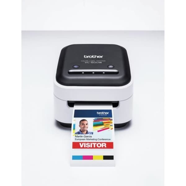 Etiket- og fotoprinter til kreative hobbyer - BROTHER - VC-500W - Direkte termisk - Farve - Wi-Fi - VC500WCRZ1