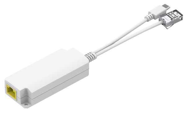 MicroConnect 10/100 Mbps POE-splitter, MC-POESPLITTER-CW