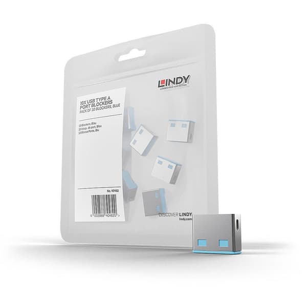 Lindy USB-portblokerer 10p uden nøgle, 40462