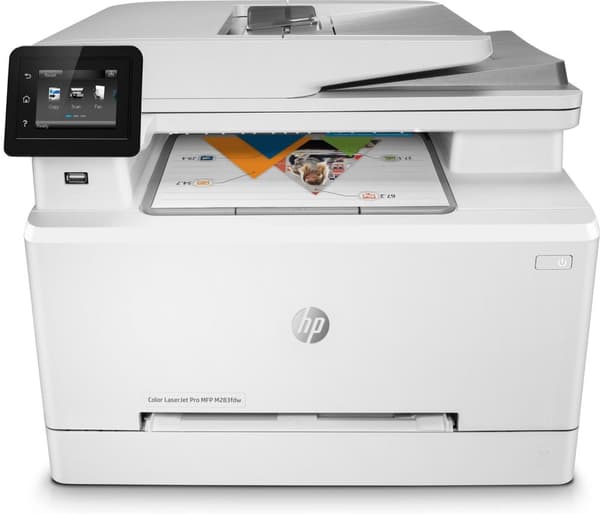 HP Color LaserJet Pro MFP M283fdw - Printer, kopimaskine, scanner, fax, duplex, USB, scan til e-mail, 50 ark, 7KW75A