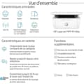 Miniatyrbild 3 av 6: HP LaserJet M140w svartvit laser multifunktionsskrivare