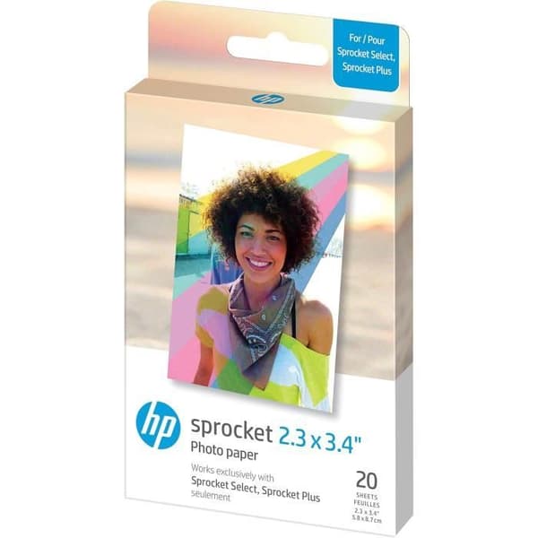 Skrivare för direktfotografi - HP - Sprocket Select - 2,3 x 3,4 Tum - Bluetooth 5.2 - ZINK Zero Ink