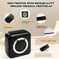 Pikkukuva 4 / 9: OBOSOE Mini Thermal Printer – Kannettava Bluetooth, USB-ladattava valokuville ja muistiinpanoille