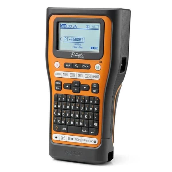 Bærbar elektrisk labelmaker Brother PTE560BTVP