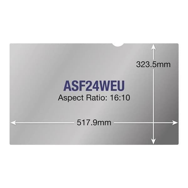 Sekretessfilter - TARGUS - 24 tum - 16/10 - Antidiskretion - Transparent svart