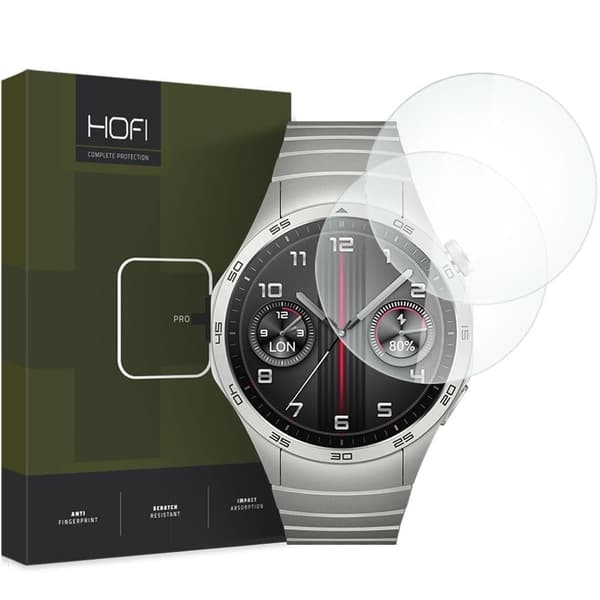 HERDET GLASS HOFI GLASS PRO+ 2-PACK HUAWEI WATCH GT 4 (46 MM) KLAR