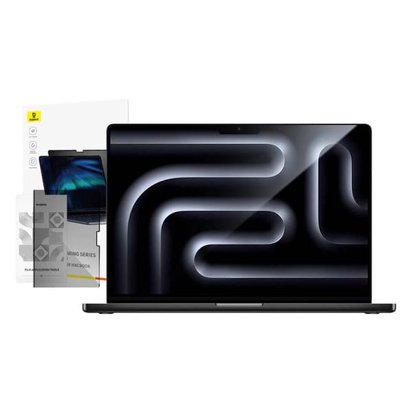 Näytönsuoja Baseus Magic Drawing for MacBook Pro 16" (2021/2023) + puhdistussarja (kirkas)
