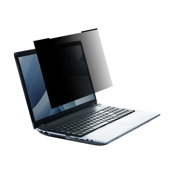 - Mobilis - Mobilis - Antiskyddsfilter - dubbelsidig - avtagbar - magnetisk - 15.6" Svart, Transparent