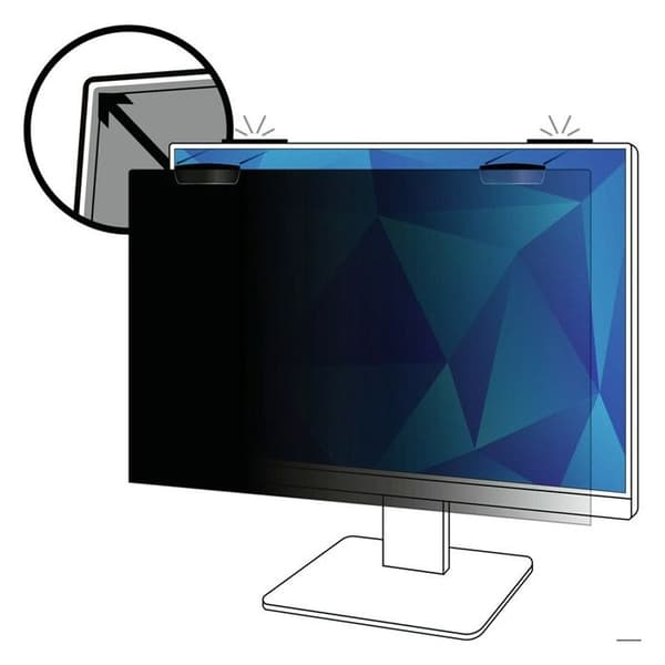 3M PF250W1EM RÄDLÖST DATORSEKRETSFILTER 63.5 Svart