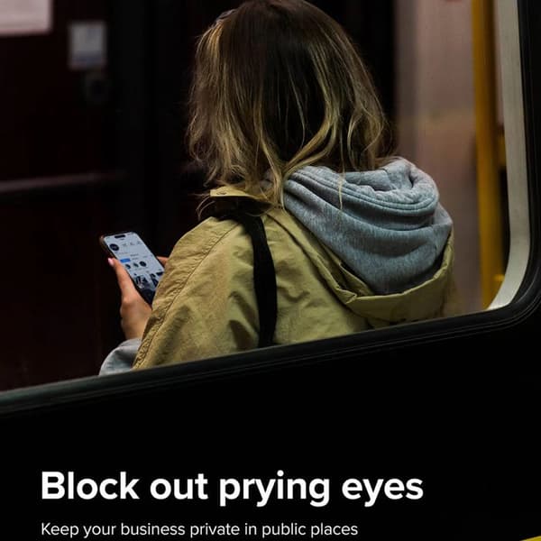 Coque för iPhone 15 / iPhone 16 - Härdat Glas Ringke - Sekretess