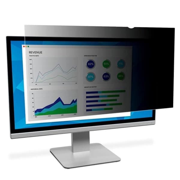 SVART SEKRETESSFILTER FÖR 22 tums WIDESCREEN MONITOR 16:10 SEKRETESSFILTER