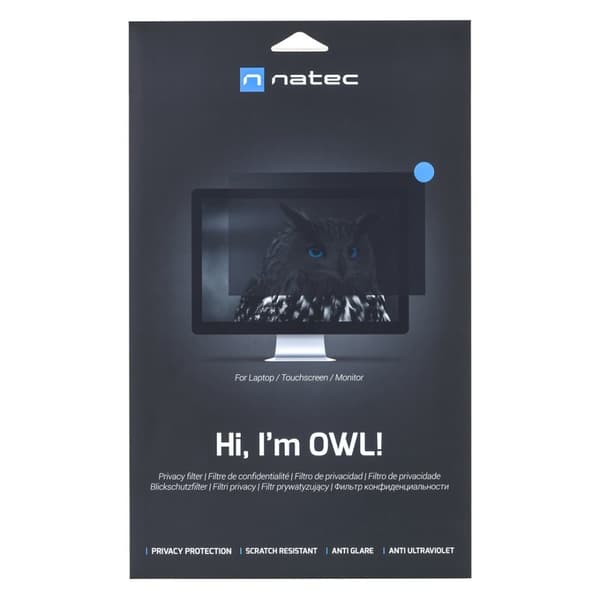 NATEC PRIVACY FILTER OWL 17,3" 16:9
