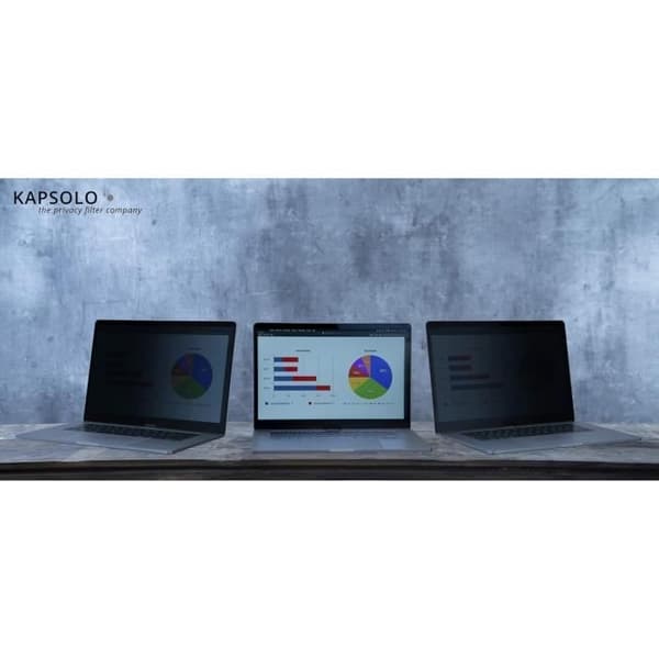 KAPSOLO 4-vägs självhäftande sekretess MacBook Pro 15 Retina 2017 kant till kant