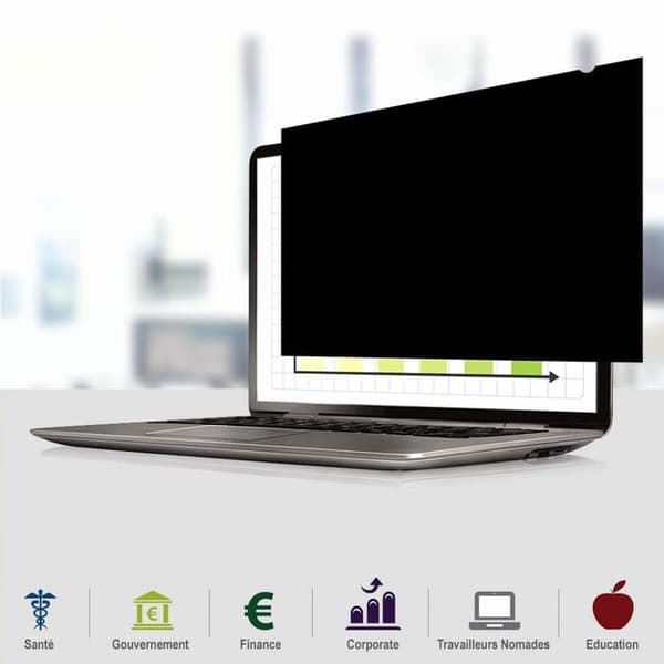 Fellowes - 4800501 - Skärmskydd för 19" Laptop Svart