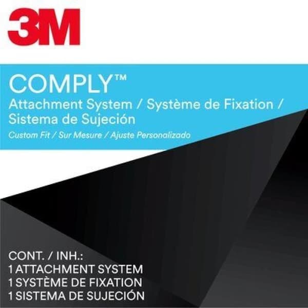Fästsystem - 3M - COMPLY - Skärmdelning - Sekretess - Svart