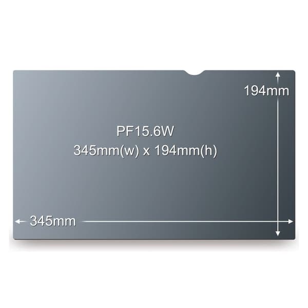 Antireflexfilter - 3M - AG15.6W9 - 39,6 cm (15,6") - Widescreen - 16:9