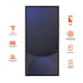 Miniatyrbild 2 av 3: Premium 2.5D Härdat Glas för Galaxy S25 Ultra Privacy Eiger Svart Transparent