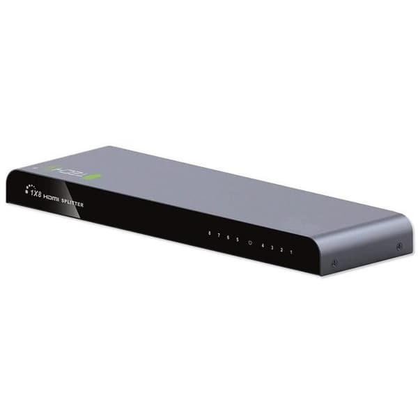 Techly HDMI 2.0 Splitter 4K, UHD, 3D, 8 Ways - 8054529023998