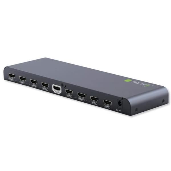 Techly HDMI 2.0 Splitter 4K, UHD, 3D, 8 Ways - 8054529023998