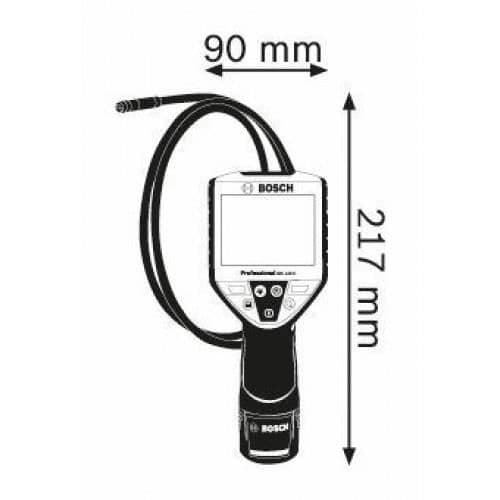 Bosch Professional GIC 120 C 10,8V inspektionskamera, 3,5" skærm, 320 x 240 px - 0601241201