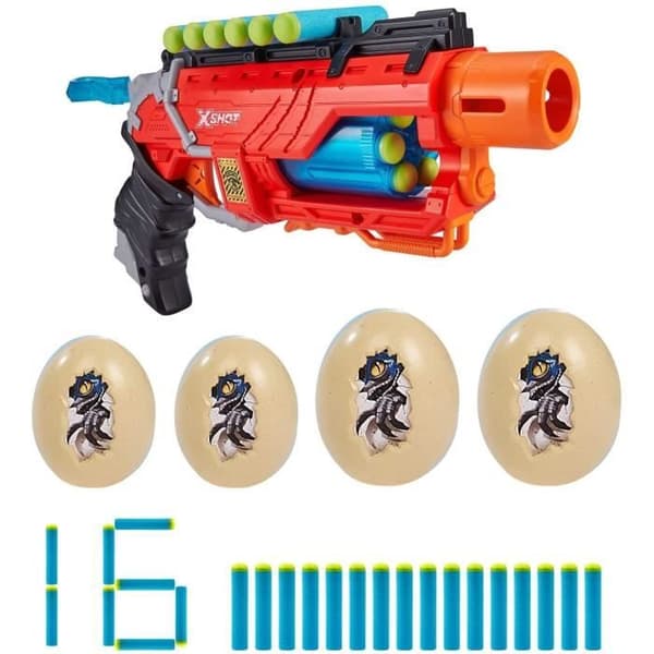 Zuru X-Shot Dino Attack Toy, 16 pilar, 4 ägg - 4866