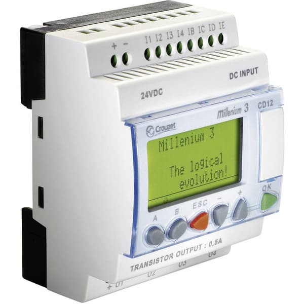 Crouzet 88970041 Millenium 3 CD12 PLC-styrningsmodul 24 V/DC