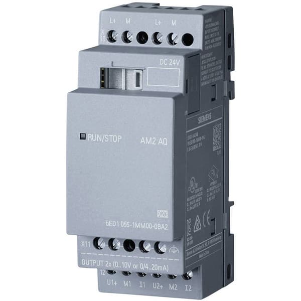 Siemens LOGO! AM2 AQ 0BA2 PLC-expansionsmodul 24 V/DC