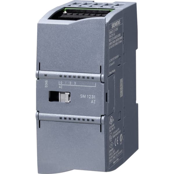 Siemens SM 1231, AI 4x13 bi 6ES72314HD320XB0 PLC-analoginmatningsmodul 35 V