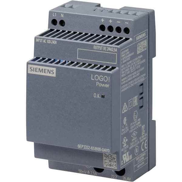 Siemens 6EP3332-6SB00-0AY0 PLC-kraftmodul Multifärg