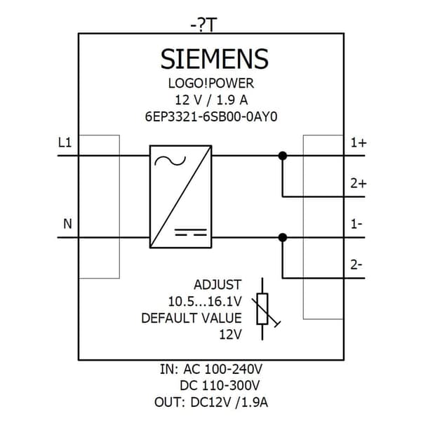 Siemens 6EP3321-6SB00-0AY0 PLC-kraftmodul