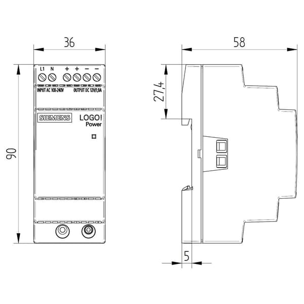 Siemens 6EP3321-6SB00-0AY0 PLC-kraftmodul