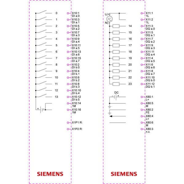 Siemens 6ES7214-1BH50-0XB0 6ES72141BH500XB0 PLC-strömförsörjningsmodul