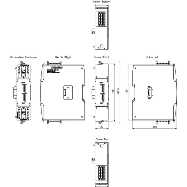 Siemens 6ES7231-4HF50-0XB0 6ES72314HF500XB0 CPU-modul