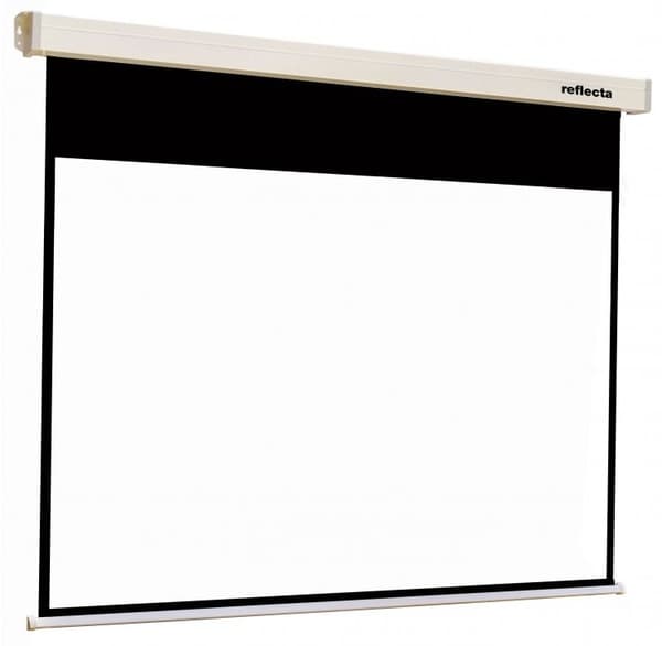 Reflecta MOTOR Crystal 200x154cm (16:10, 91"/231cm, 196x121cm) plátno RC motorové Sort, Hvid