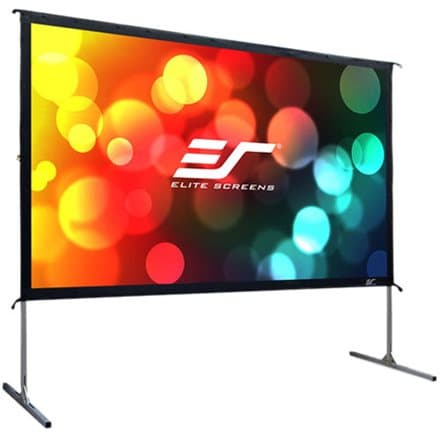 ELITE SCREENS plátno mobilní outdoor stativ 135" (342,9cm)/ 16:9/ 168,1×299cm/ hliníkový rám/ gain 1.1/ CineWhite