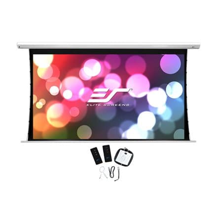 ELITE SCREENS plátno elektrické motorové 120" (305cm)/ 16:9/149,6×265,7cm/ hliníkový case bílý/10" drop/MaxWhite FG