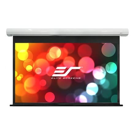 ELITE SCREENS plátno elektrické motorové 135" (342,9cm)/ 16:9/ 168,1×299cm/ case bílý/ 6" drop/ MaxWhite FG