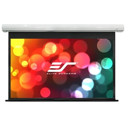 ELITE SCREENS plátno elektrické motorové 135" (342,9cm)/ 16:10/ 181,7×290,7cm/ case bílý/ 6" drop/ MaxWhite FG
