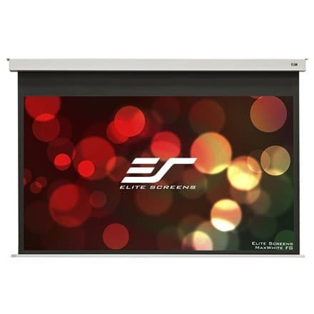 ELITE SCREENS plátno elektrické motorové stropní 120" (304,8cm)/ 16:9/ 149,4×265,7cm/ MaxWhite FG/ 8" drop Hvid