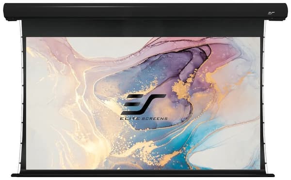 ELITE SCREENS plátno elektrické motorové 120" (305cm)/ 16:9/149,6×265,7cm/ hliníkový case černý/20" drop/MaxWhite FG