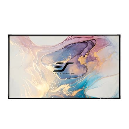 ELITE SCREENS plátno v pevném rámu 110" (280cm)/ 16:9/ 137,1×243,6cm/ CLR3/ bezrámové/ pro UST projektory