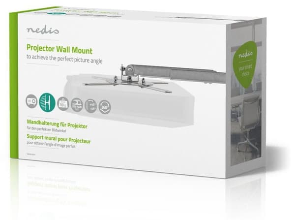 Nedis PJWM100GY Projector Wall Mount 360 °