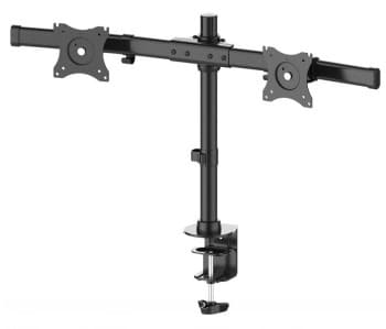 Neomounts FPMA-DCB100DBLACK / Flat Screen Desk Mount (clamp/grommet) - Crossbar / Black Sort
