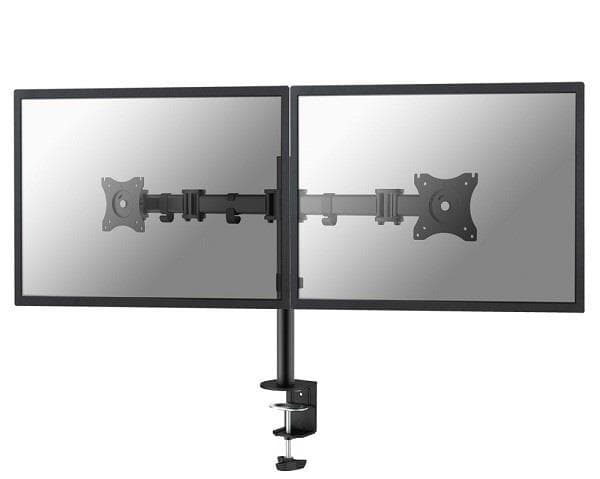 Neomounts NM-D135D mounting kit - full-motion - for 2 LCD displays - black Sort