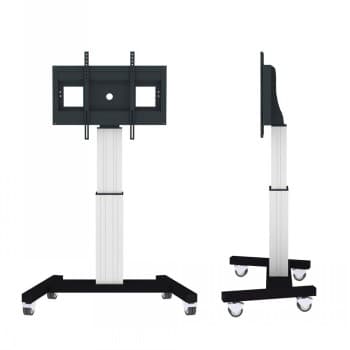 Neomounts PLASMA-M2500 cart - motorized - for flat panel / media player / mini PC - silver Sølv