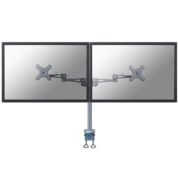 Neomounts FPMA-D935D mounting kit - full-motion - for 2 LCD displays - silver