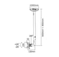 Miniatyrbillede 3 af 7: Neomounts FPMA-C050 bracket - full-motion - for LCD display - silver