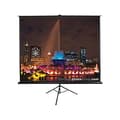 Miniatyrbilde 1 av 7: Elite Screens | Tripod Series | T113UWS1 | Diagonal 113 " | 1:1 | Viewable screen width (W) 203 cm | Black
