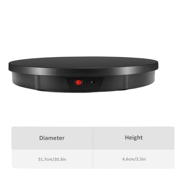 Elektrisk roterende displaystand, 100 kg belastningsevne, 360° rotation,EU 220V-a EU 220V-a